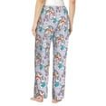 thumbnail image 3 of Xecao Unicorn DoingYoga Women's Straight Lounge Pajama Pants: The Epitome of Relaxed Sleepwear, 3 of 9
