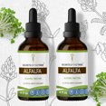 thumbnail image 1 of Alfalfa Tincture Alcohol Extract, Organic Alfalfa Medicago Sativa Heart Health and Immune Fortitude 2x4 oz, 1 of 8