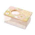 thumbnail image 4 of Contenedor de baño para hámster, casa de baño para mascotas con tapa de madera, bañera para mascotas M, 4 of 9