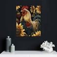 thumbnail image 5 of Nawypu Sunflowers Chickens Rooster Vintage Poster Decorative Farmhouse Animals Painting Canvas Aesthetic Wall Art Living Room Bedroom Picture Artwork, 5 of 5