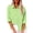 *Mint Green, variant on ClodeEU Women's V Neck Short Sleeve Button Loose Fit Shirt Top ,Solid Color Casual Blouse Brown,Womens Plus XXXXL
