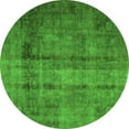thumbnail image 1 of Ahgly Company Indoor Round Persian Green Traditional Area Rugs, 4' Round, 1 of 1
