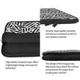 thumbnail image 5 of Bingfone Weave Geometric Laptop Sleeve Case 15 Inch, 360° Protective Computer Carrying Bag, 5 of 9