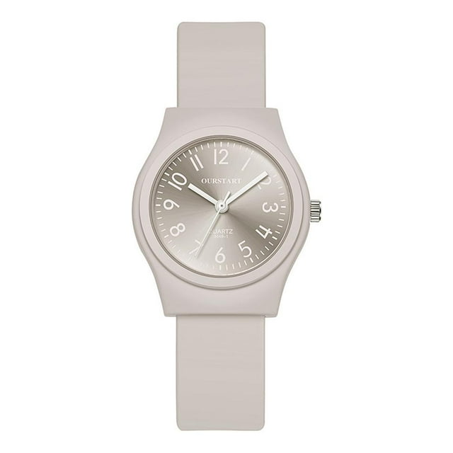 Montre pour Étudiant Numérique Couleur Bonbon Mode Décontractée Silicone Quartz Montre pour Dames