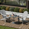 thumbnail image 4 of Costway Patio Adirondack Chair with Inclined Seat High Backrest & Wide Armrests Gray, 4 of 8