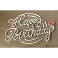 thumbnail image 4 of Glowneon Happy Birthday w/ Heart Neon Sign, Birthday Party Decor, 4 of 4
