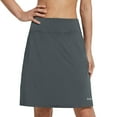 thumbnail image 7 of BALEAF Women's Long Skorts With pocket Athletic Wear Ladies Shorts Golf Casual Skirt UV Protection Gray 3XL, 7 of 7