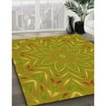 thumbnail image 2 of Ahgly Company Indoor Rectangle Patterned Cookie Brown Area Rugs, 7' x 10', 2 of 6