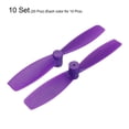 thumbnail image 3 of 20Pcs RC Propellers 2 Inch CW CCW 2-Vane Main Rotors RC Aircraft Quadcopter Coreless Motor, Purple, 3 of 6