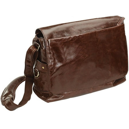 Brown Bellino Leather Messenger Bag