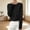 Black, variant on Only Moment Black Long Sleeve Shirts for Women Crew Neck Business Casual Work Tops, Pullover Short Sweater, Comfy Knit Light, Basic Classic Fashion Winter Layer Outfits M