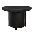 thumbnail image 2 of 1 Pce Rond Imperméable Noir Tissu Oxford 420D pour Gril Plaque de Feu Housse de Protection, 2 of 6