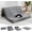 Gray, variant on SOLLED Folding Mattress, 6 Inch Twin Size Tufted Corduroy Portable Guest Bed for Floor, RV, Camping,Green