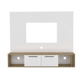 thumbnail image 3 of 56.1" Wide, Contemporary Style - Two Cabinets, Cable Management - Living Room - Aesthetic Media Center, 3 of 4