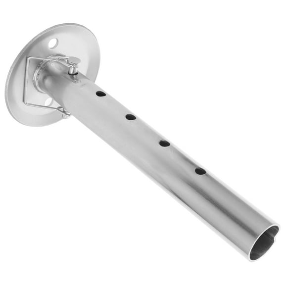 Milisten Camper Jack Stands Carbon Steel Ergonomic Design Trailer Jack Foot Silver 1Pack