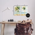 thumbnail image 4 of Stupell Industries Tropical Palms Calm Ocean Landscape & Nature Painting Unframed Art Print Wall Art, 11 x 14, Set of 2, 4 of 8
