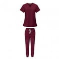 thumbnail image 2 of Conjunto exfoliante Strade Fareast Limited ropa de trabajo para enfermera Rojo L, 2 of 8