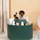 thumbnail image 5 of Caja de almacenamiento de cosméticos | Organizador de maquillaje de plástico giratorio | Estuche de compartimento de escritorio de gran capacidad para lápiz de cejas Pincel de lápiz labial, 5 of 9