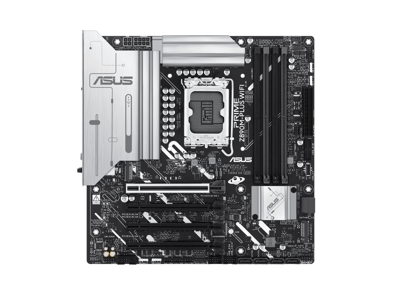 Asus Prime PRIME Z890M-PLUS WIFI Gaming Desktop Motherboard - Intel Z890 Chipset