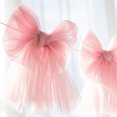 thumbnail image 6 of 5-Piece 13x11 Inch Large Pink Bows for Christmas Tree Topper, Oversized Flock Hanging Bow Ornaments for Wedding Birthday Holiday Party Decor, 6 of 7