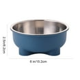 thumbnail image 6 of 4 PCS Small Dog Bowl, Stainless Steel Dog Food Bowl with Anti-Slip Silicone , Metal Dog Bowls Feeding Bowls for Cats Pets Puppy Small Medium Dogs, 6 of 8