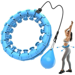 Teal Elite Smart Weighted Hula Hoop for Adults Fully Adjustable Infinity  Hoop, Teal
