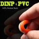 thumbnail image 3 of 15Pcs 35mm 0.3g Artificial PVC Lure Baits Smooth T-Tail Soft Fishing Lures - Orange White, 3 of 5