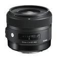 thumbnail image 1 of Sigma Objectif Fixe 30mm f/1.4 DC HSM pour Appareils Photo Reflex Numériques Nikon - Version Internationale (Aucune Garantie), 1 of 3
