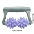 thumbnail image 3 of Deep Tissue Massage Roller – Handheld Anti-Cellulite Massager with 2 Spiky Balls for Fascia Release, Muscle Recovery & Pain Relief – Portable Body Massage Tool for Legs, Arms & Back, 3 of 6