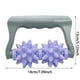 thumbnail image 3 of Rodillo masajeador anticelulítico Rodillo de masaje de 2 ruedas con mango ergonómico Herramienta de masaje muscular por puntos de presión Presión en pies, brazos, cuerpo, cuello y piernas 1 unidad, 3 of 6