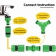 thumbnail image 4 of Conector de riego rápido de plástico Vhermosa para manguera de jardín, 4 of 7