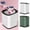 White-EU, variant on Mini Washing Machine,Portable Compact Washer 15 Minutes Automatic Stop Single Tub Washer for Apartment, Camping,RV,Travel Turbine Washers for Laundry,Underwear,Socks Baby Clothes (US Plug)