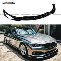 Front Lip Compatible with BMW F30 F35 320i 328i 330i 2016-2019, Bumper Air Dam Lower Chin Splitter Protection Body Kit Fits for 2016 2017 2018 2019 (Gloss Black)