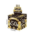 thumbnail image 3 of Aurgiarme Birthday Cash Box with Happy Birthday Card and Decoration Handmade Pull Out Money Holder Box Interactive Party Game, 3 of 9