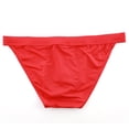 thumbnail image 5 of Penkiiy Mens Sexy Underwear Briefs Men's Color Briefs Fashion Underwear Personalized Low-waist Hoop Panties Buttock Covering Briefs Red Underwear, 5 of 9