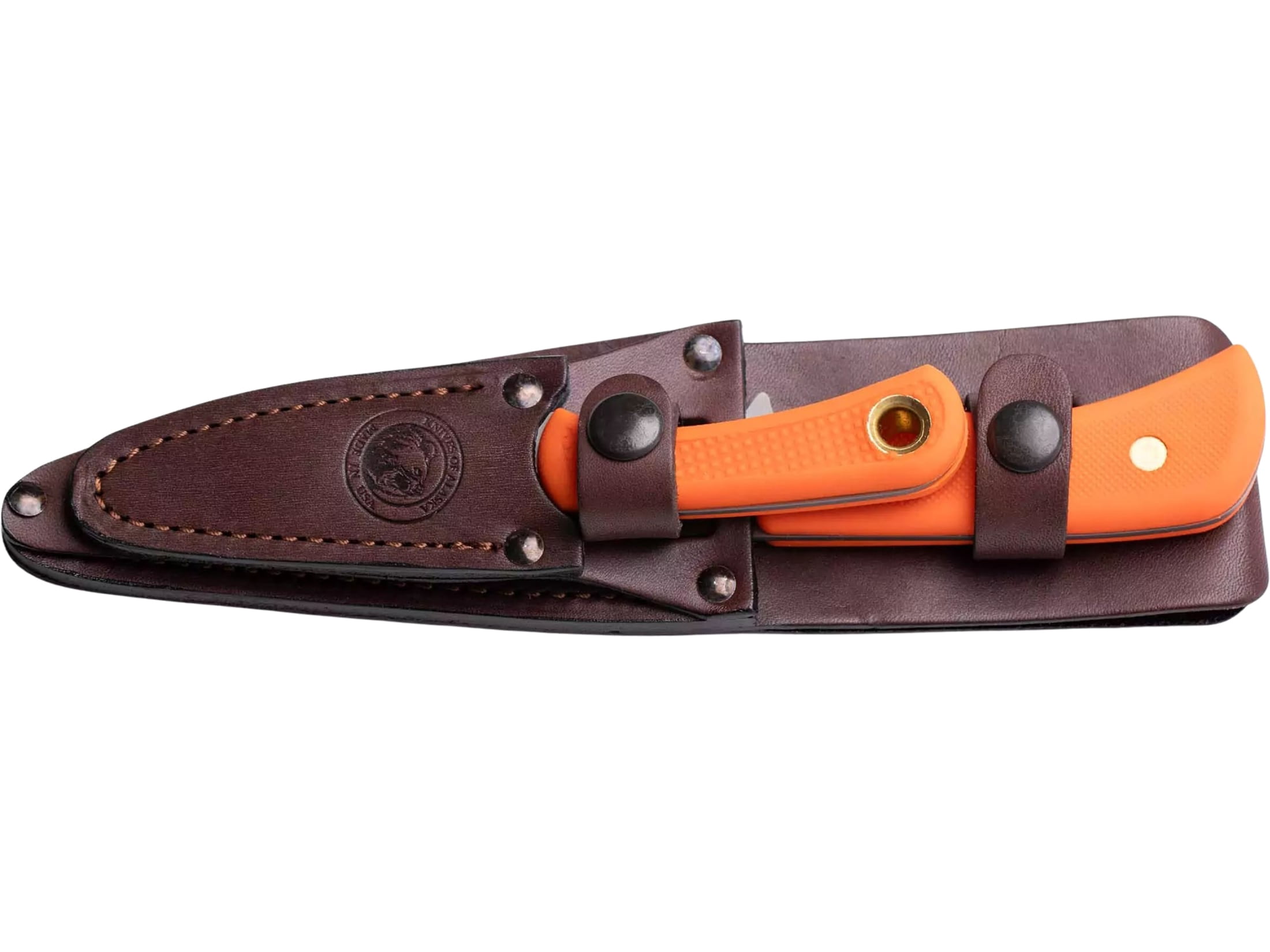 Knives of Alaska Trekker Elk Hunter/Cub Bear Combo Fixed Blade Knife Set Orange