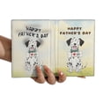 thumbnail image 3 of Cute Dalmatian Loves Dad Happy Father's Day Travel Passport Wallet Dog Lover PU Leather Passport Holder Cover - 12008, 3 of 5