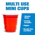 thumbnail image 2 of 200 Pack 2 oz Plastic Shot Cups - Mini 2oz Party Cups, Red, 2 of 6