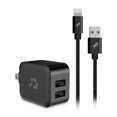 thumbnail image 1 of Nimble Ensemble avec câble USB-A vers Lightning Noir, 1 of 5