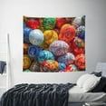 thumbnail image 6 of Balery Easter Eggs Pattern Tapestry 60x51 Inches - Large Wall Hanging Tapestry for Bedroom, Living Room, Dorm Decor - Artistic and Aesthetic Room Decor, 6 of 9