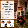 thumbnail image 3 of Halloween Porch Goose Outfit Decorative 23 Inch Lawn Goose Clothes with Witch Hat Pumpkin Print Cape and Bag Reusable Garden Statue Dress Up Costume for Porch Lawn Garden, 3 of 9