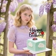 thumbnail image 2 of Decoración de tarta LCRSNMBSRA con temática de mariquitas, feliz cumpleaños, 2 of 7