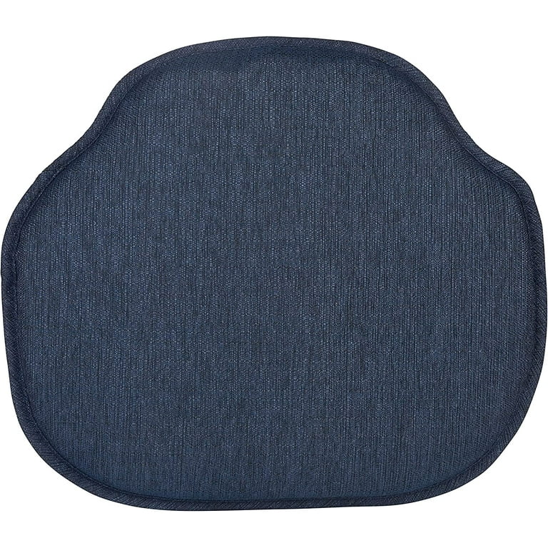 Gripper Omega Non Slip Windsor Chair Cushions With Skid Proof Seat Pad For Dining Room Kitchen And Office Use 16X15 Inches 4 Count Pack Of 1 Indigo Walmart