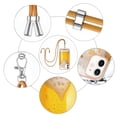 thumbnail image 3 of for iPhone 12 Crossbody Strap Phone Case, Anti-Fall Pattern Clear Design Transparent Soft & Flexible TPU Drop and Shockproof Protective Cover with Adjustable Nylon Neck Strap, Draft Beer, 3 of 7