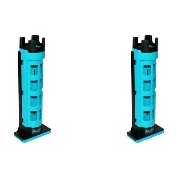 Estante para Barril Pesca Soporte Ajustable Caña Pescar Aparejos () Azul