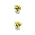 thumbnail image 3 of Bearachild Flores artificiales con jarrón Flor de seda Decoración de bonsái Fiesta en la oficina Type2 NO2, 3 of 6