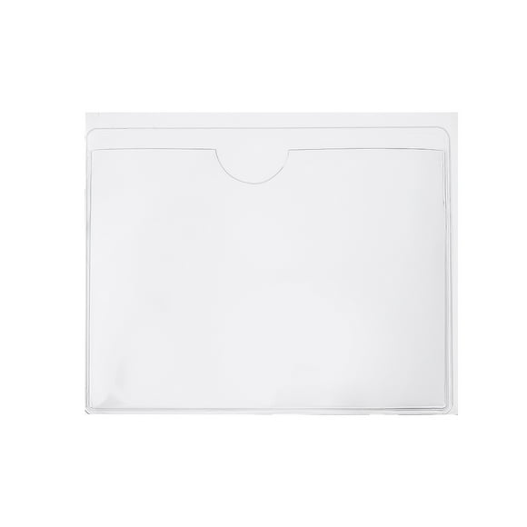 20/1PCS Transparent Self-adhesive Card Cover Holder For Car Windshield Desk Wall Parking Pass Label Cover Waterproof Case 1PCS
