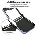 thumbnail image 2 of TECH CIRCLE for Motorola Razr 40/Razr 2023 Case, Premium PU Leather Slim Fit Anti-Scratch Bumper Shockproof Protective Elegant Phone Case with Shoulder Strap for Moto Razr 40/Razr 2023 5G, Purple, 2 of 6