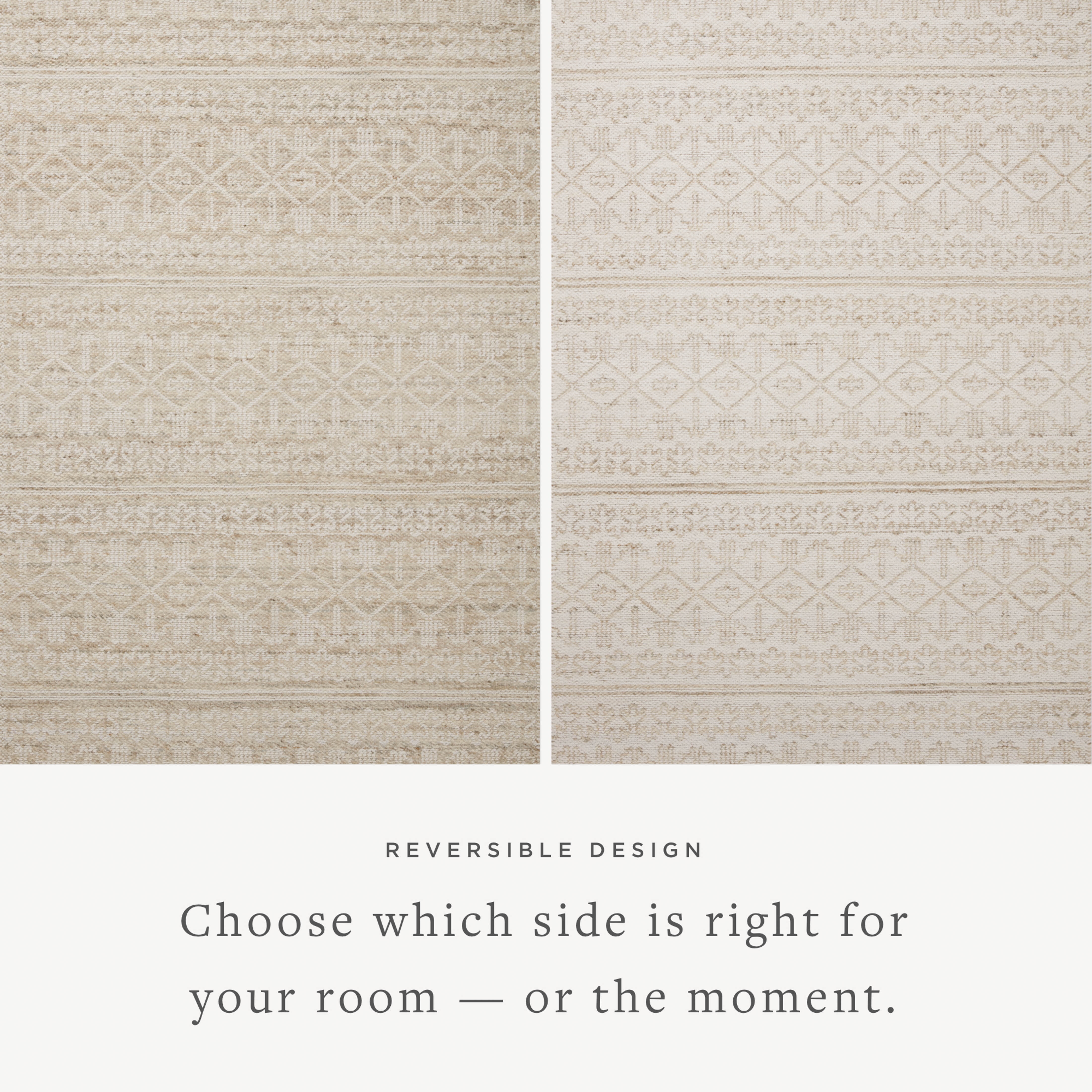 Angela Rose x Loloi Rivers Sand / Ivory 7'-9" x 9'-9" Area Rug