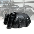 thumbnail image 6 of BIBABLYKE Motorcycle Saddlebag And Tool Pouch with Punk Style Designs Multifunction PU Motorcycle Bag for Outdoor ridings Enthusiasts, 6 of 8